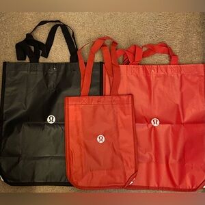 Lululemon Tote Bag Variety Bundle (3 bags) 2 Large/1 Small